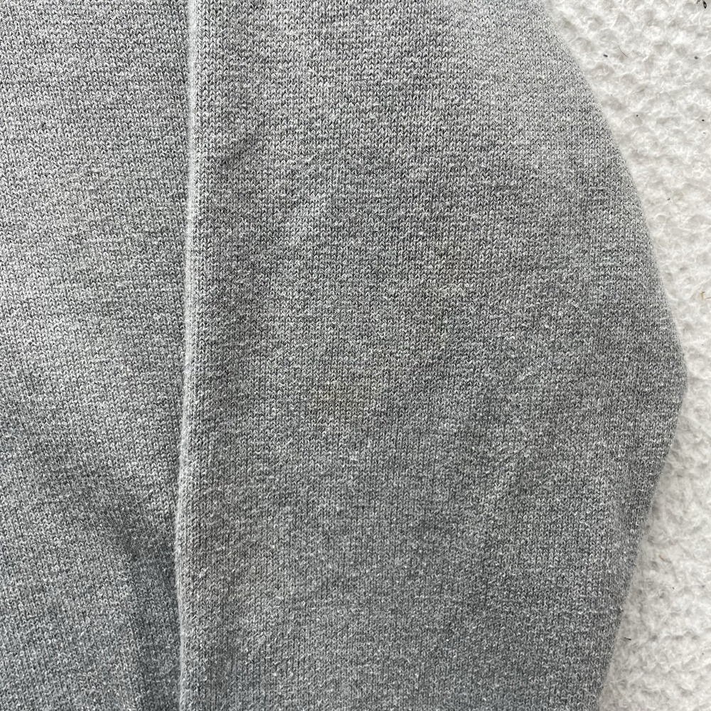 Duluth Trading Sweater Mens XL Gray 1/4 Zip Cotton Blend Pullover Mock Neck Warm - Picture 4 of 9